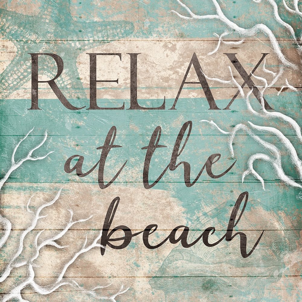 Relax Beach art print by Jace Grey for $57.95 CAD