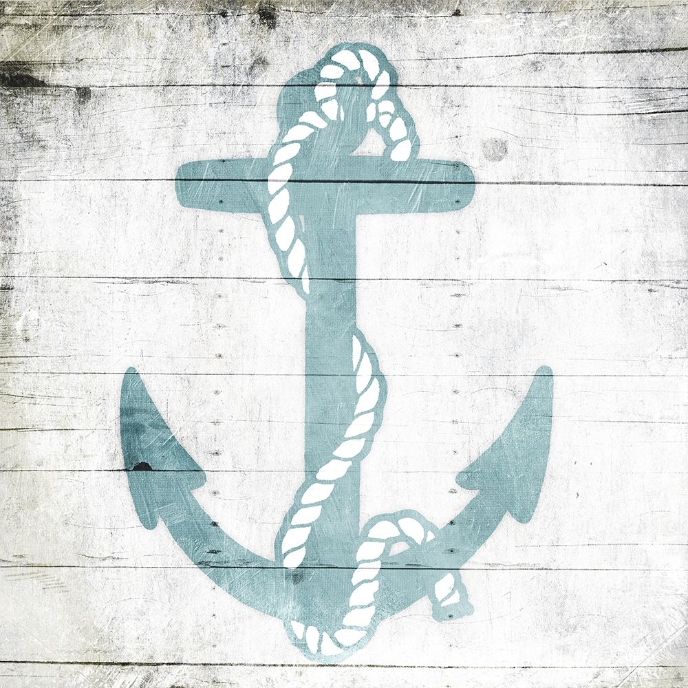 Teal Anchor Toned Down art print by Jace Grey for $57.95 CAD