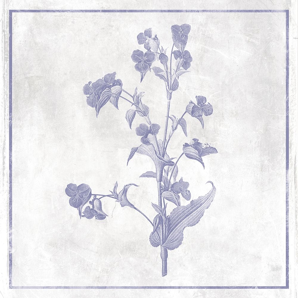 Monochrome Floral Lavender 1 art print by Jace Grey for $57.95 CAD