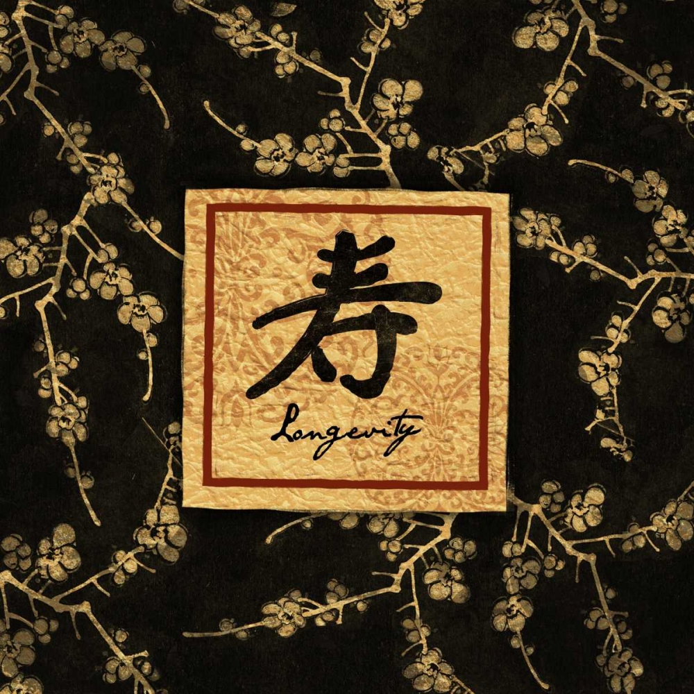 Asian Blackgold Love Longevity art print by Jace Grey for $57.95 CAD
