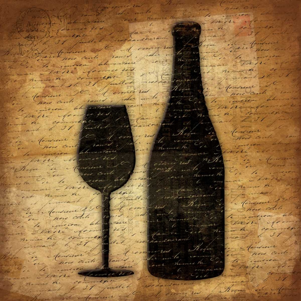 Wine Shadows B art print by Jace Grey for $57.95 CAD