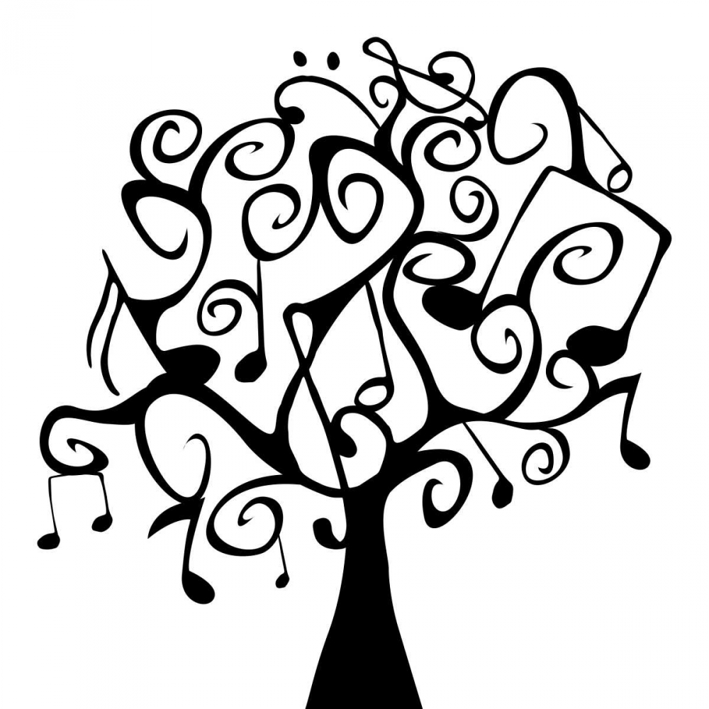 Musical Tree art print by Jace Grey for $57.95 CAD