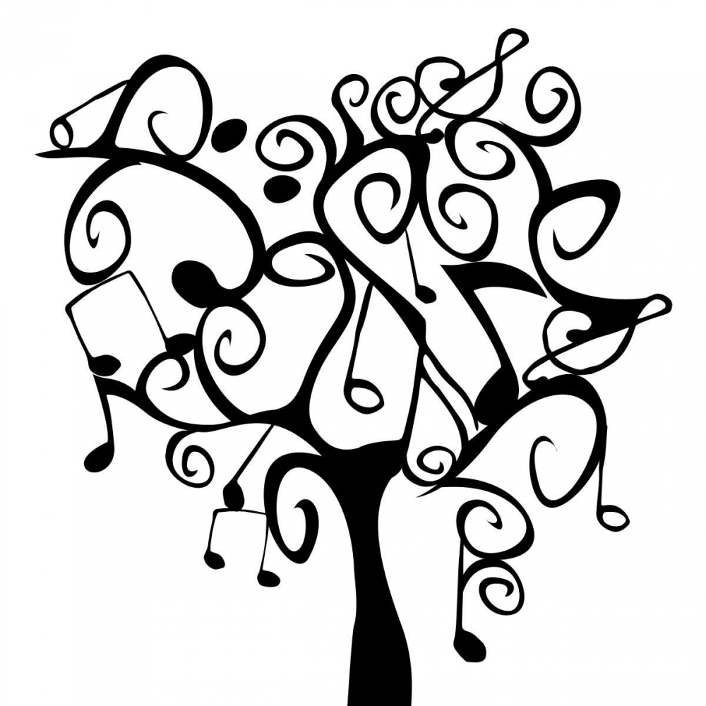 Musical Tree 2 art print by Jace Grey for $57.95 CAD