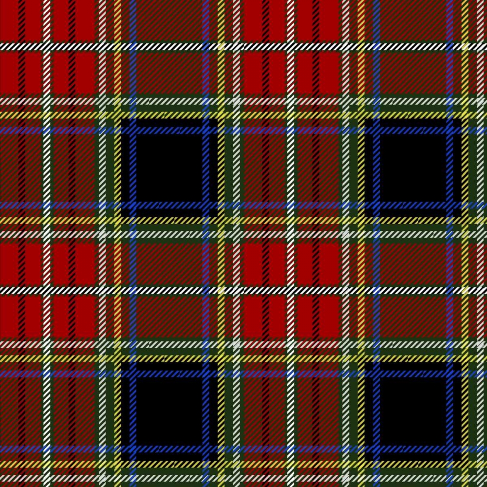 Red Black Blue Plaid art print by Jace Grey for $63.95 CAD