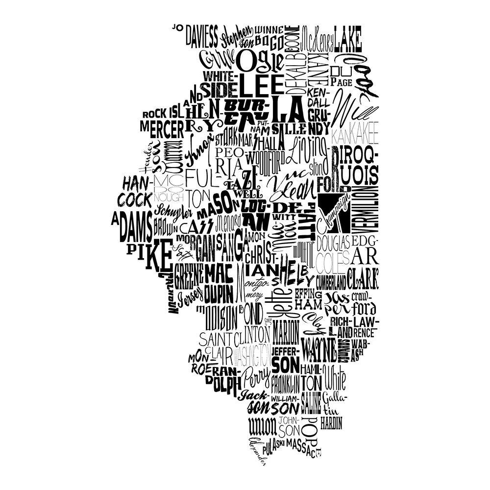 Illinois art print by Jace Grey for $57.95 CAD