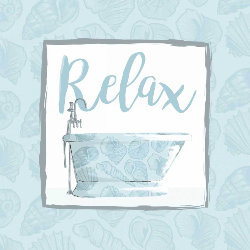 Relaxing Bath With Shells art print by Jace Grey for $57.95 CAD