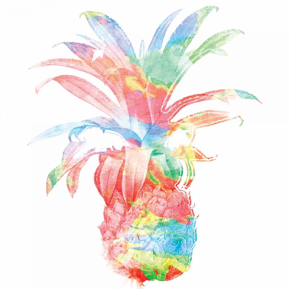 Colorful Pineapple Clean art print by Jace Grey for $57.95 CAD