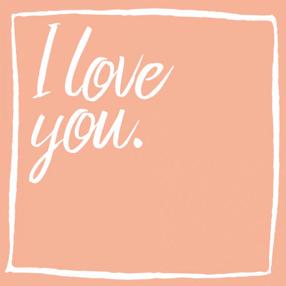 I Love You art print by Jace Grey for $57.95 CAD