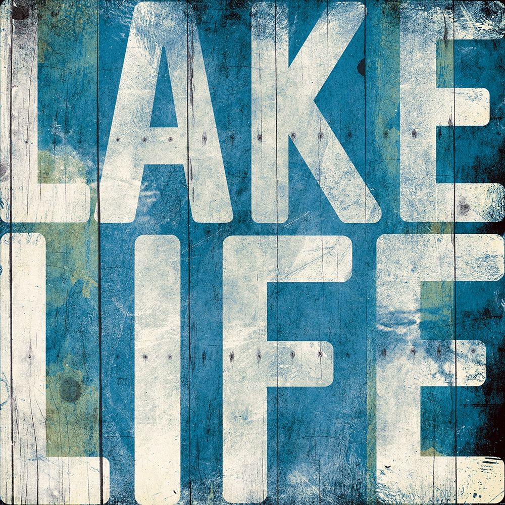 Lake Life Light Blue art print by Jace Grey for $57.95 CAD