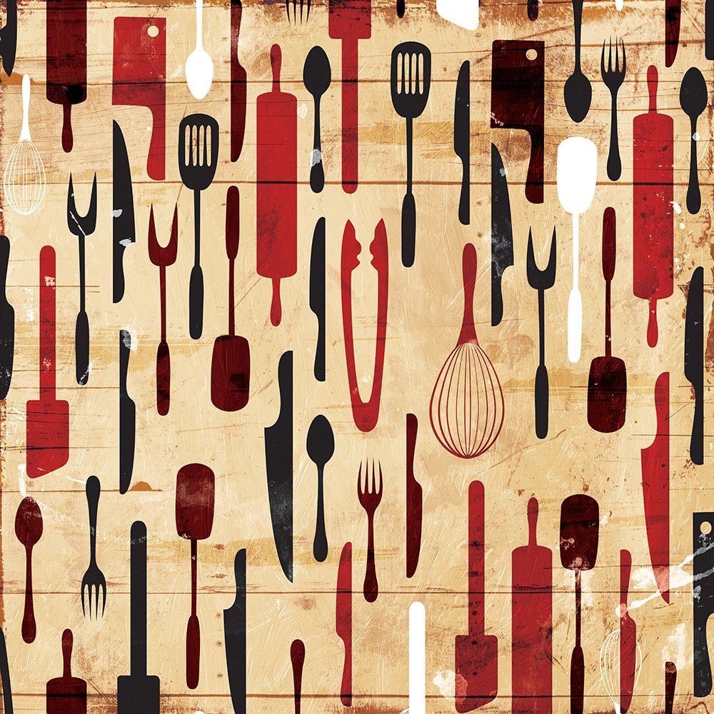 Utensils On The Wall art print by Jace Grey for $57.95 CAD