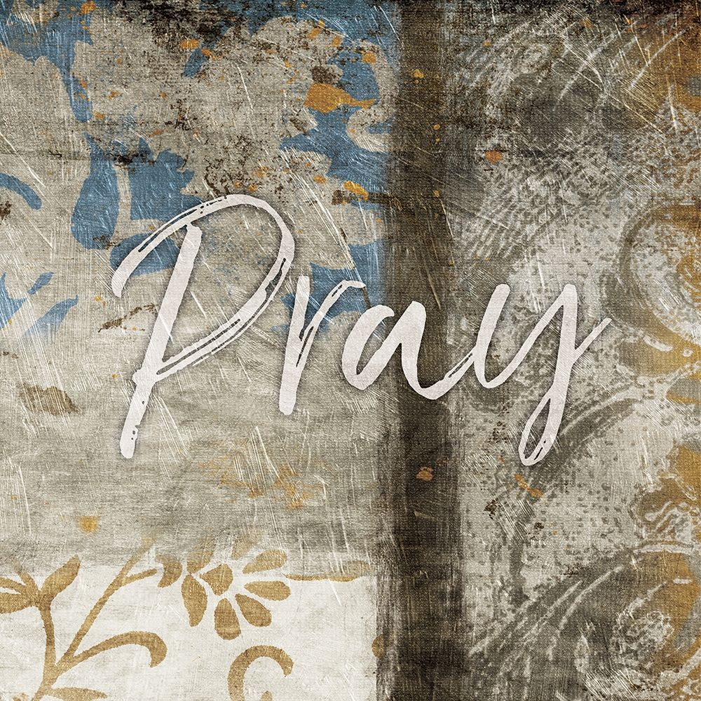 Pray Blue art print by Jace Grey for $57.95 CAD