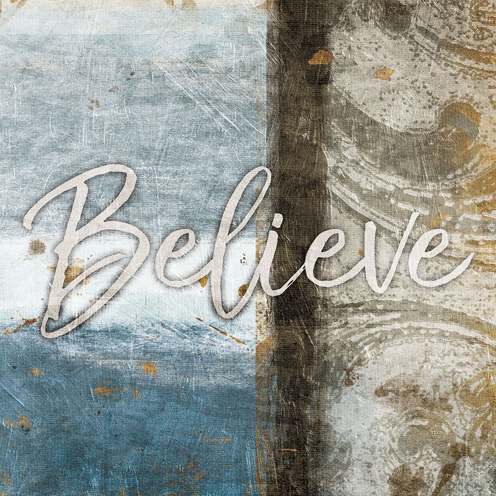 Believe Blue art print by Jace Grey for $57.95 CAD