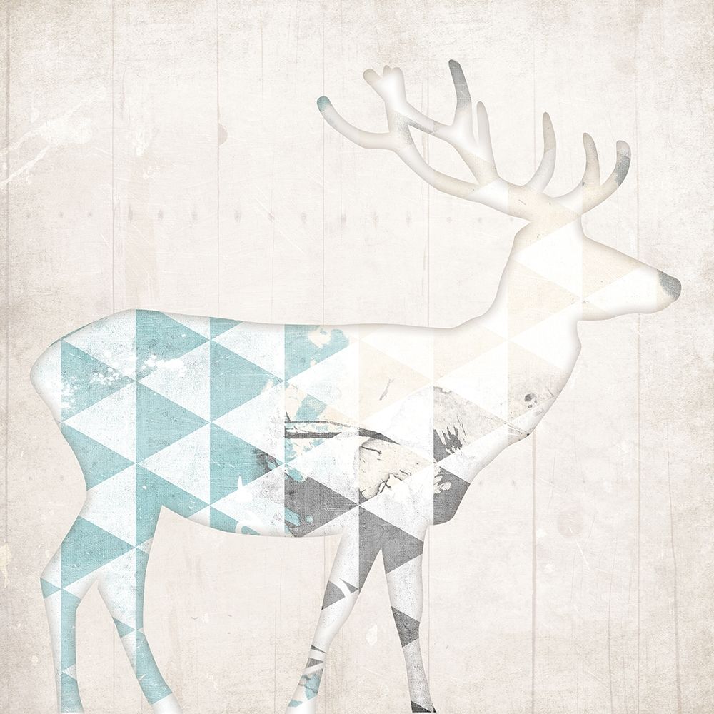 Deer Abstract art print by Jace Grey for $57.95 CAD