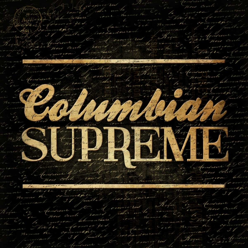 Columbian Supreme art print by Jace Grey for $63.95 CAD