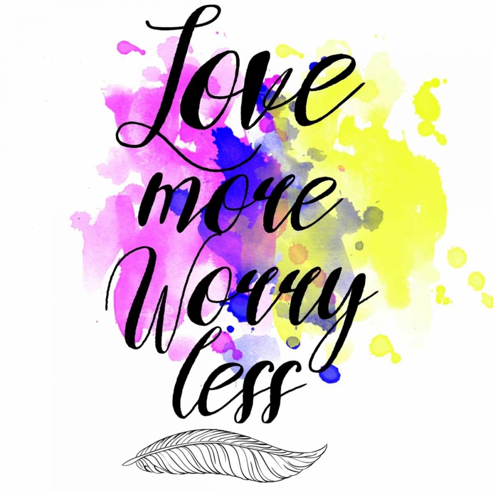 Love More Splash art print by Jelena Matic for $57.95 CAD