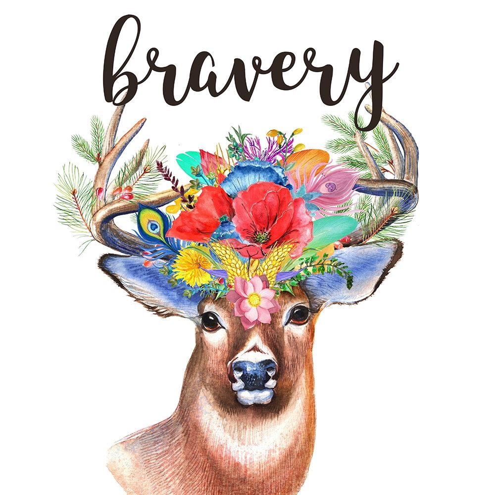 Sweet Deer art print by Jelena Matic for $57.95 CAD