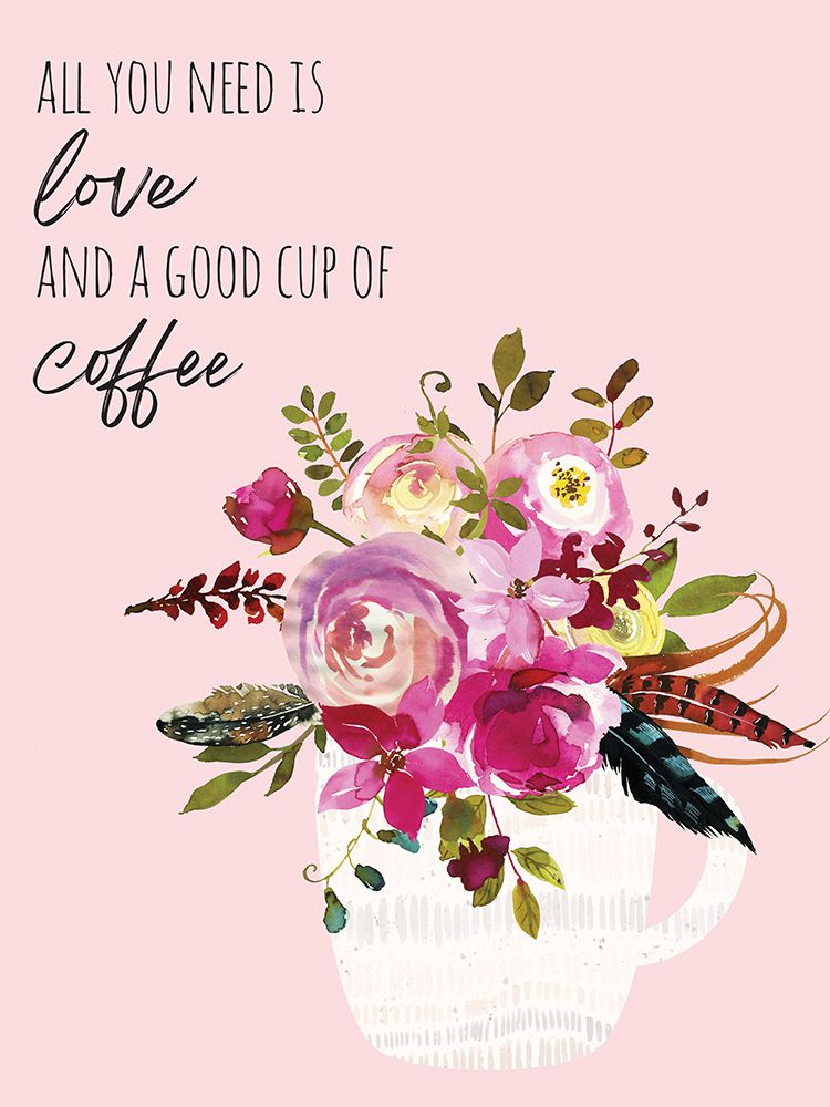 Love And Good Coffee 2 art print by Jennifer McCully for $57.95 CAD