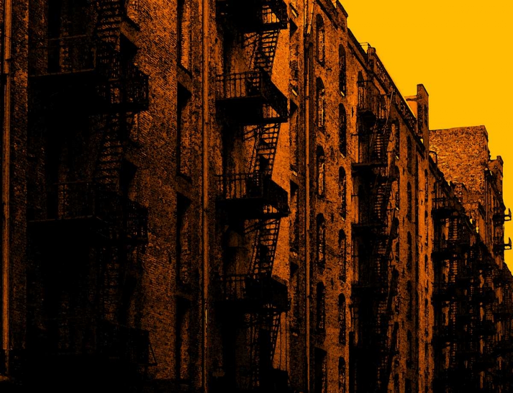 Fire Escapes art print by Jeff Pica for $57.95 CAD