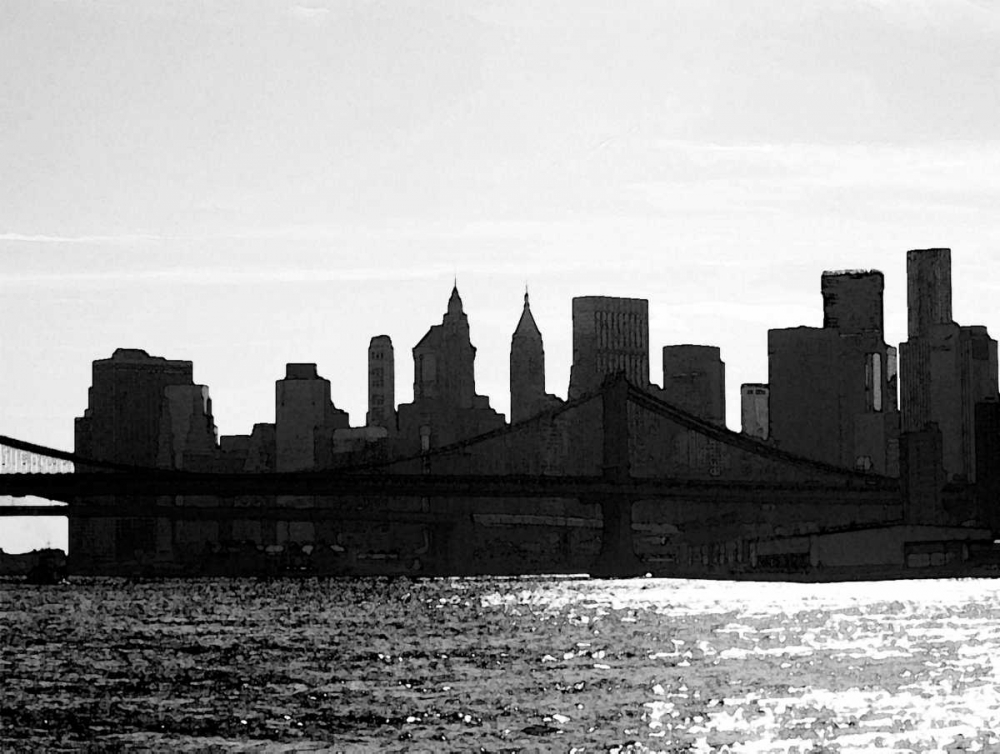 NYC Silhoutte art print by Jeff Pica for $57.95 CAD