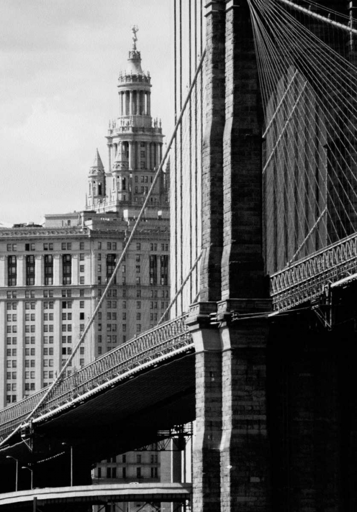 Brooklyn Bridge and Civic Center art print by Jeff Pica for $57.95 CAD