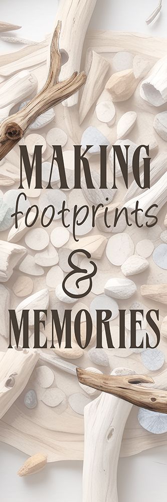 Footprints And Memories art print by Kimberly Allen for $57.95 CAD