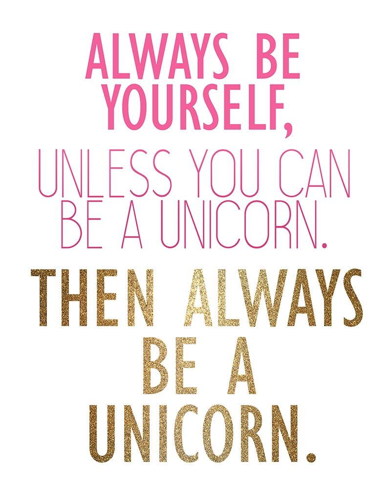 Be a Unicorn 2 art print by Allen Kimberly for $57.95 CAD