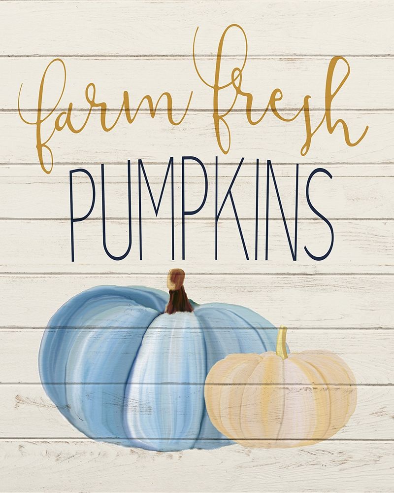Farm Fresh Pumpkins art print by Allen Kimberly for $57.95 CAD