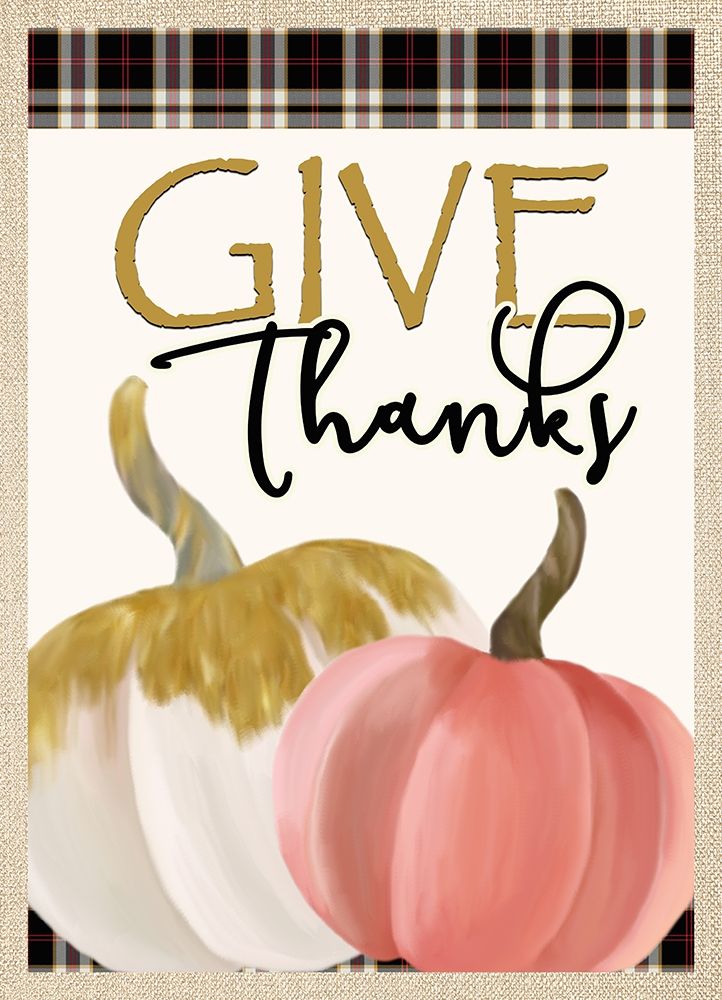 Give Thanks Pumpkins art print by Allen Kimberly for $57.95 CAD
