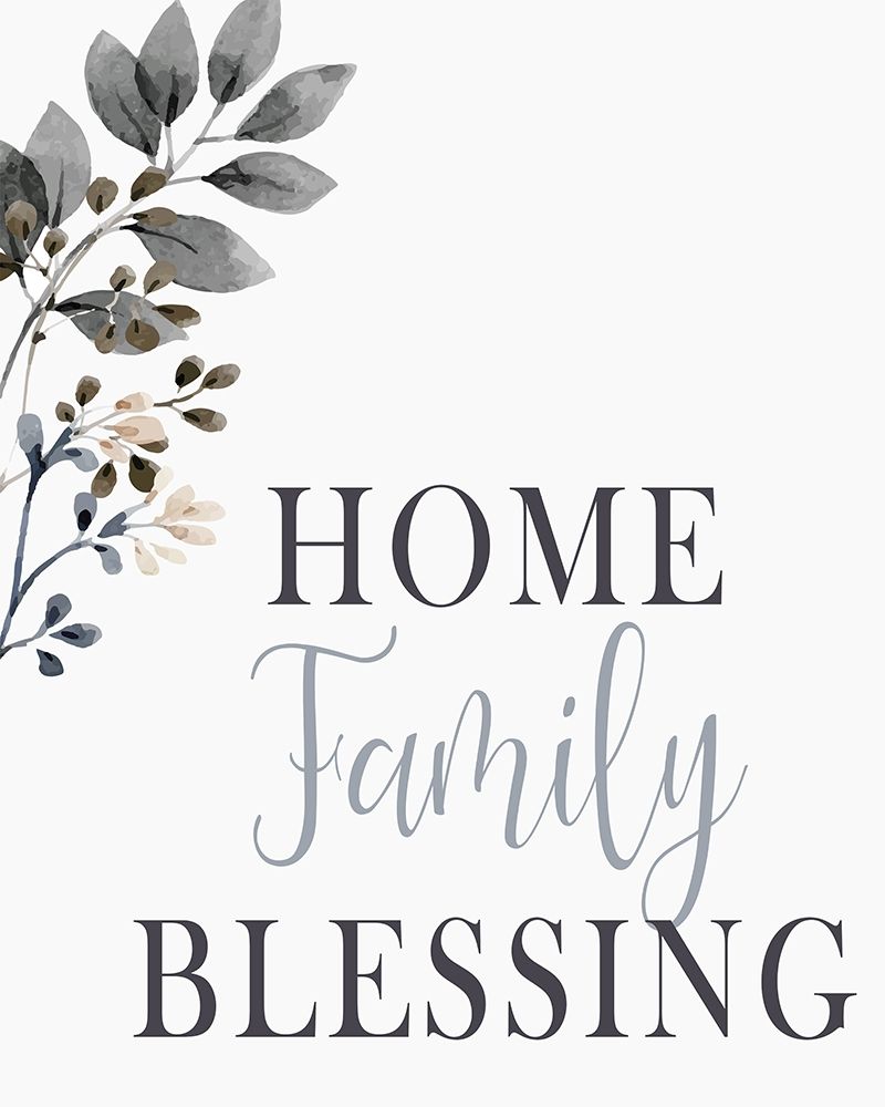 Home Family Blessing art print by Allen Kimberly for $57.95 CAD