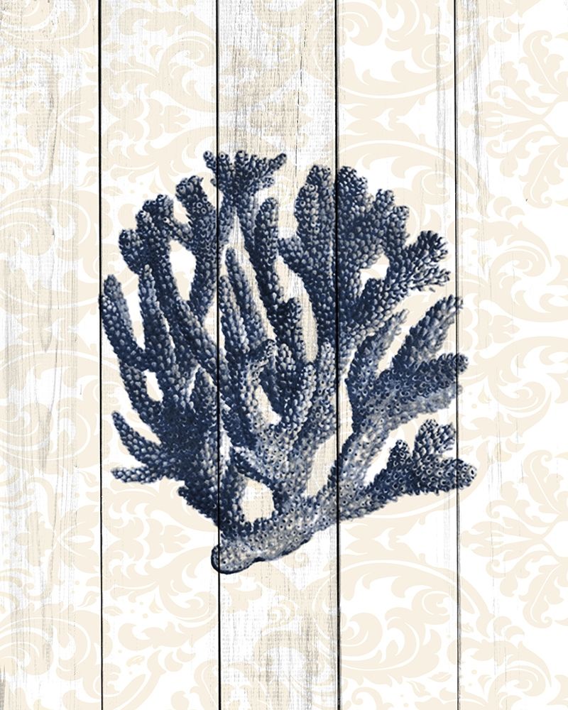 Navy Coral 1 art print by Allen Kimberly for $57.95 CAD