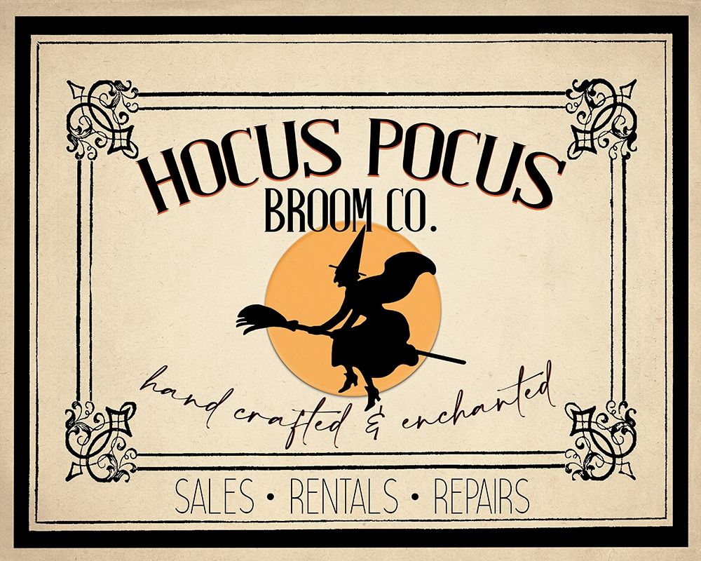 Hocus Pocus Broom CO art print by Kimberly Allen for $57.95 CAD