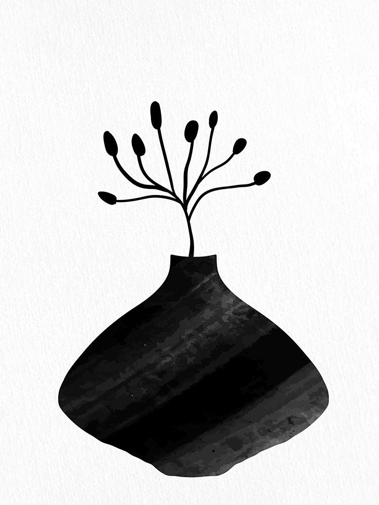 Black Vase 2 art print by Kimberly Allen for $57.95 CAD