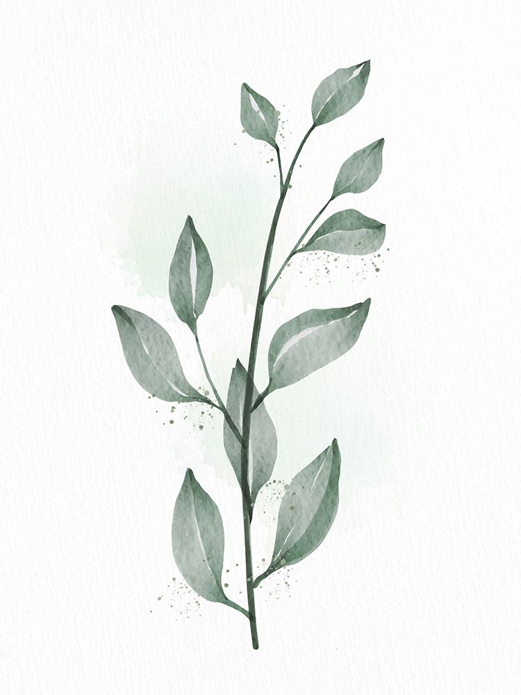 Minimal Greens 2 art print by Kimberly Allen for $57.95 CAD