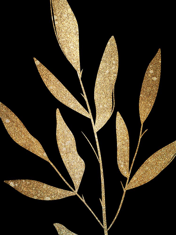 Plaster Leaves Gold 1 art print by Allen Kimberly for $57.95 CAD