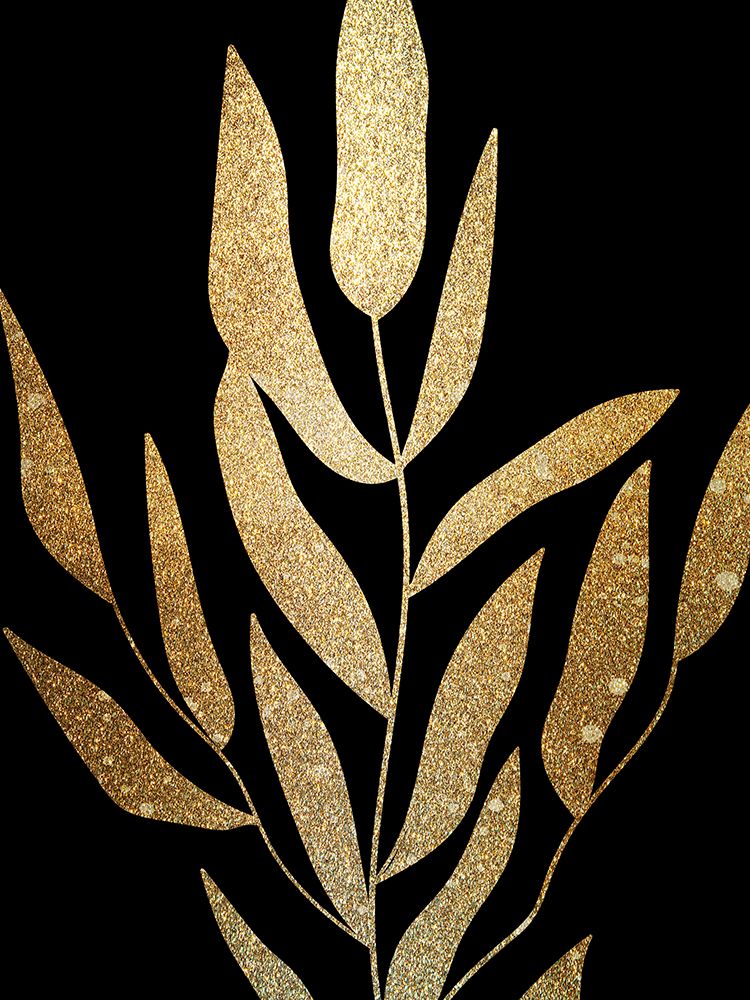 Plaster Leaves Gold 2 art print by Allen Kimberly for $57.95 CAD