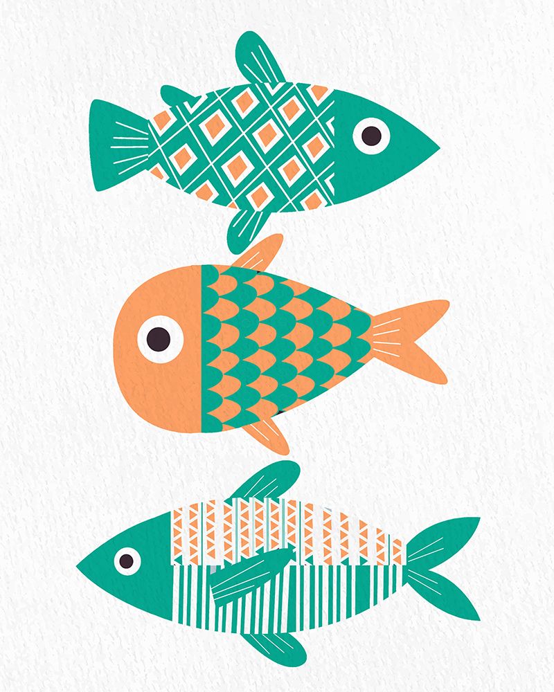 Bright Fish 2 art print by Kimberly Allen for $57.95 CAD