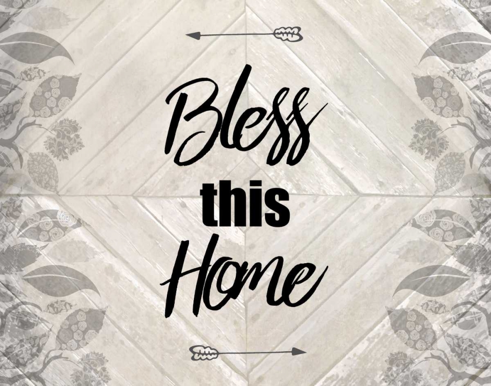 Bless This Home Quote art print by Kimberly Allen for $57.95 CAD