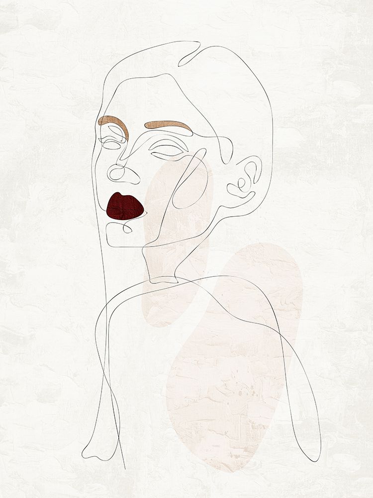 Line Drawing Woman 2 art print by Kimberly Allen for $57.95 CAD