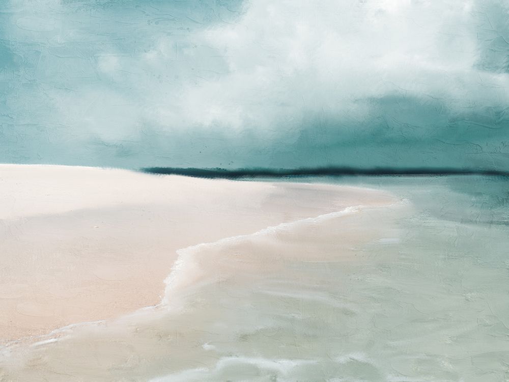 Cloudy Beach Day art print by Kimberly Allen for $57.95 CAD