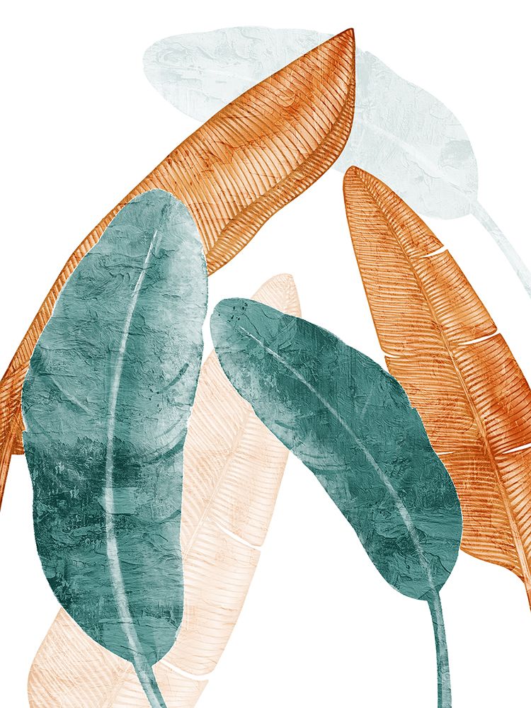Orange And Green Palms 3 art print by Kimberly Allen for $57.95 CAD