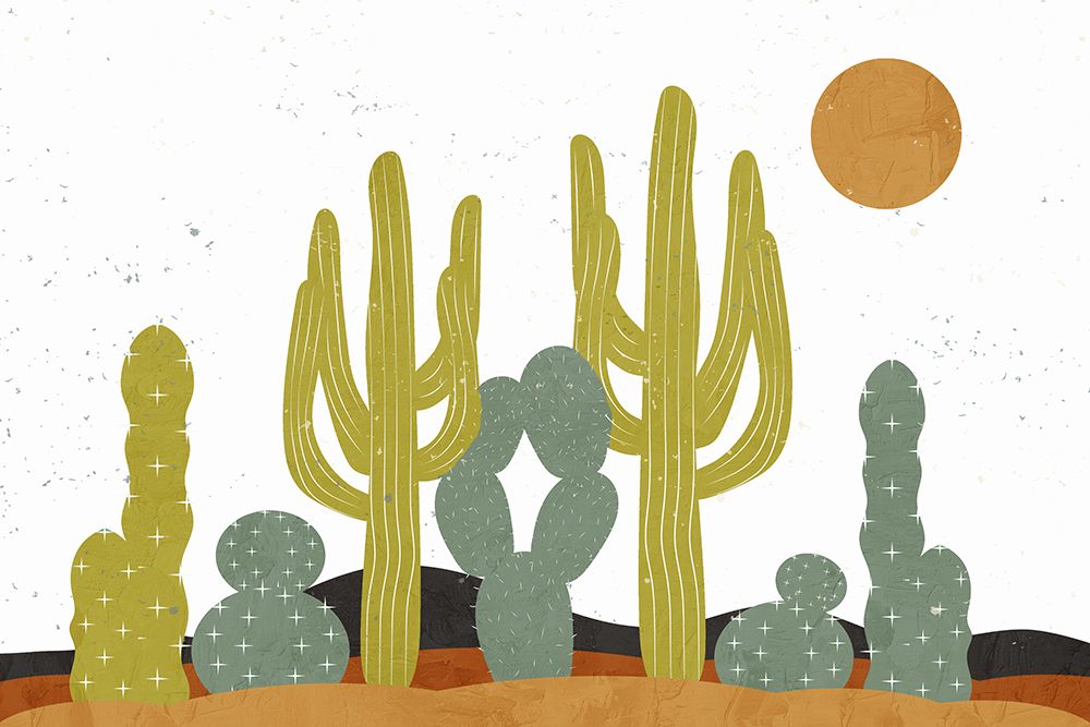 Desert Cactus art print by Kimberly Allen for $57.95 CAD
