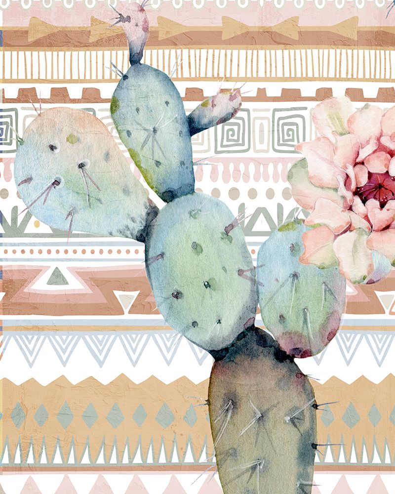 Tribal Cactus 2 art print by Kimberly Allen for $57.95 CAD