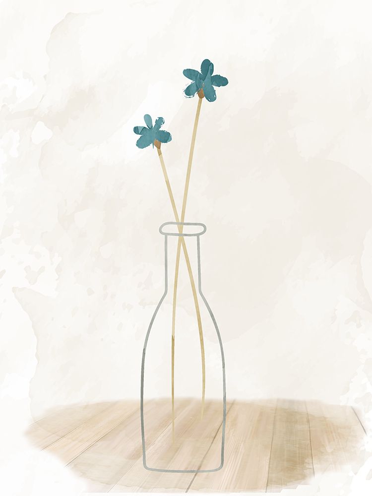 Simple Watercolor Vase 1 art print by Kimberly Allen for $57.95 CAD