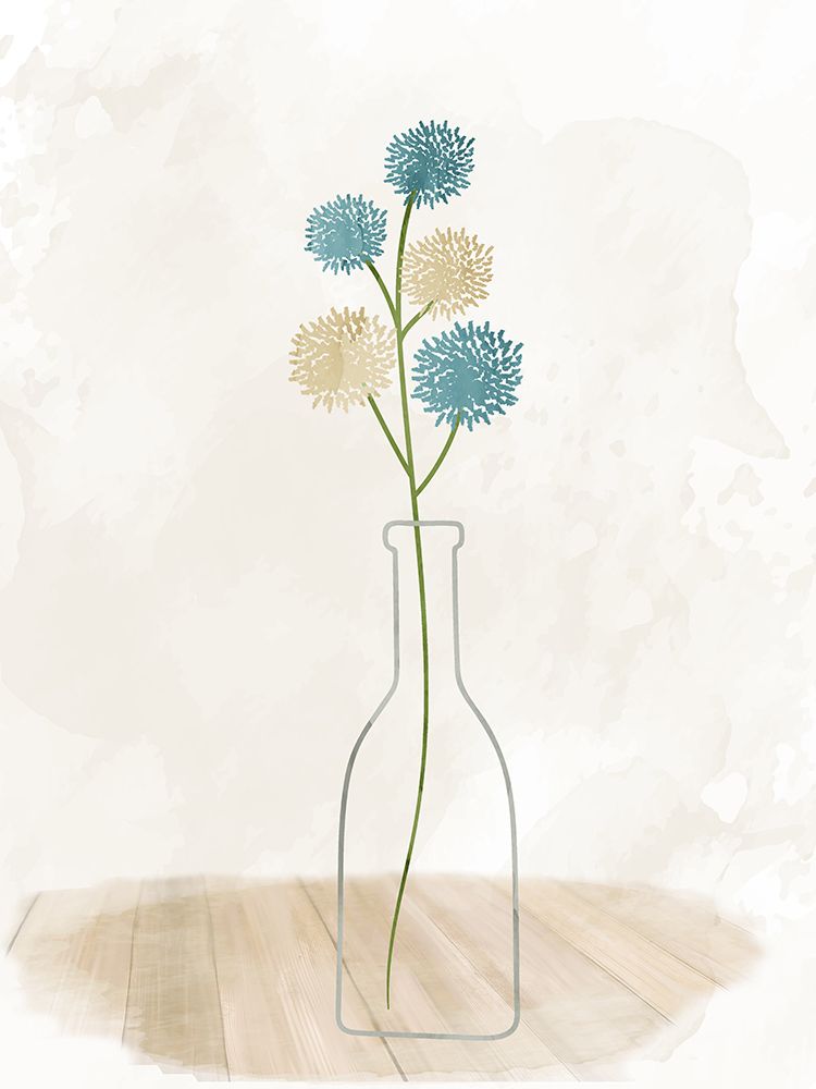 Simple Watercolor Vase 2 art print by Kimberly Allen for $57.95 CAD