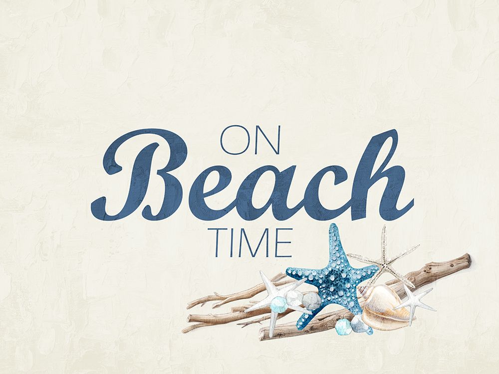 On Beach Time V2 art print by Kimberly Allen for $57.95 CAD