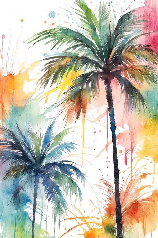 Palm Splash 2 art print by Kimberly Allen for $57.95 CAD