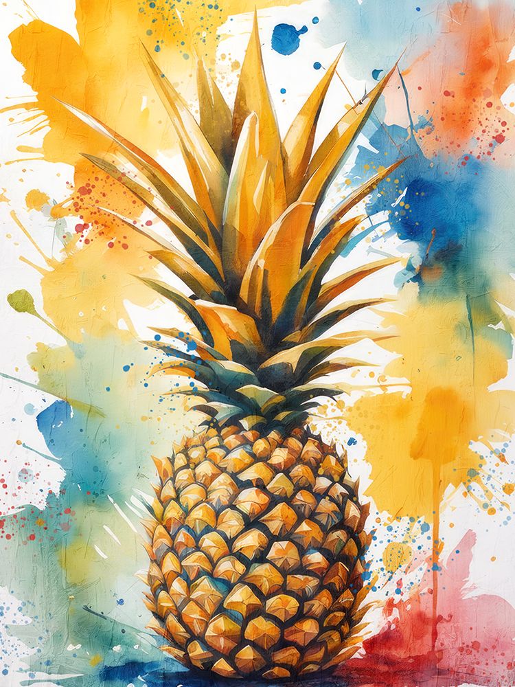 Pineapple Splash 1 art print by Kimberly Allen for $57.95 CAD