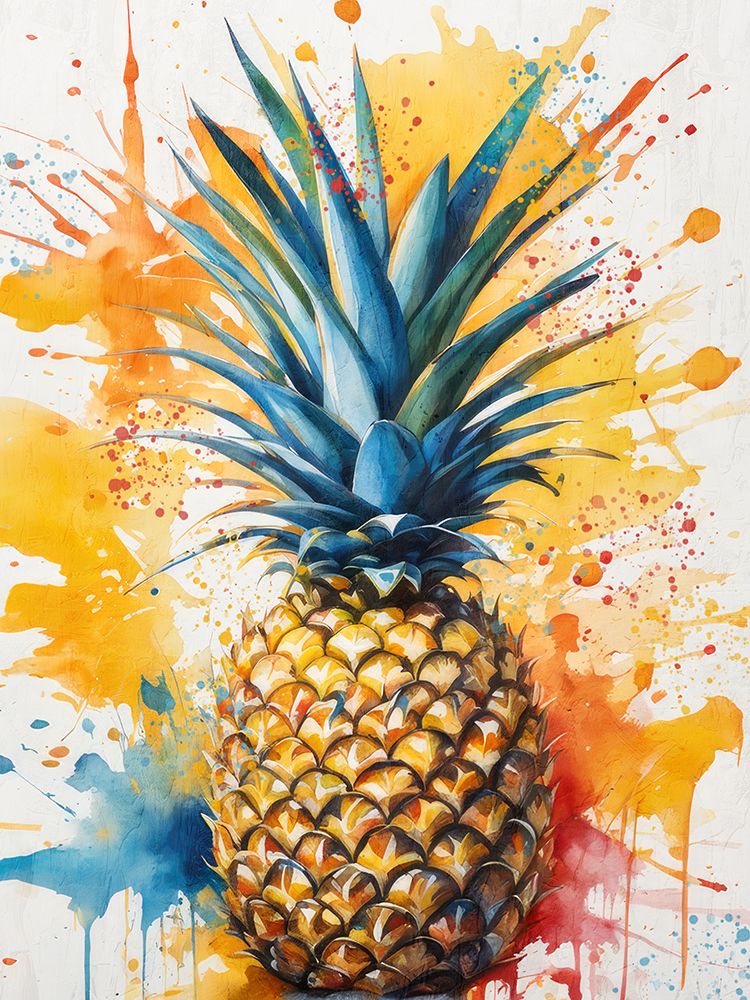 Pineapple Splash 2 art print by Kimberly Allen for $57.95 CAD