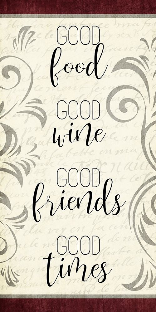 Good Wine 1 art print by Allen Kimberly for $57.95 CAD