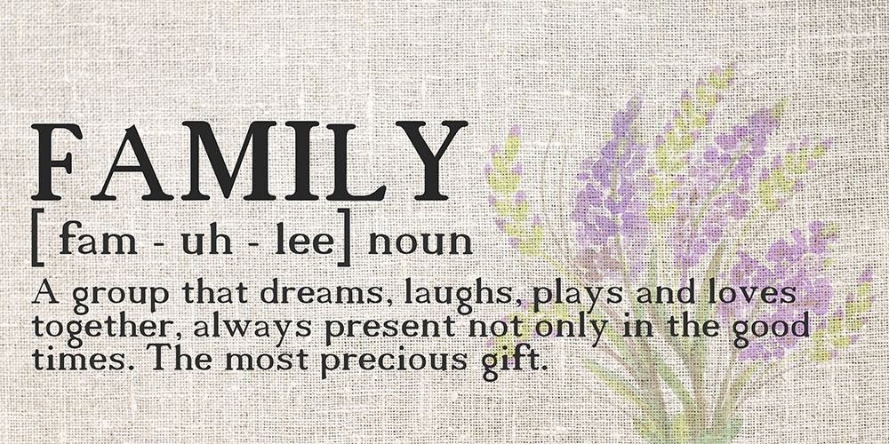 Family Noun art print by Allen Kimberly for $57.95 CAD